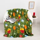 Плед Павлина 5091216, 150x200 см, велсофт, цвет зелёный