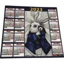 Ковер Нева Тафт Принт Календарь 2023 Прямой 120x130 см