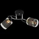 Люстра на штанге ReLuce 01316-0.3-02 bk+cr 2 лампы 6 м² цвет хром