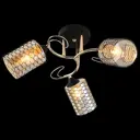 Люстра на штанге ReLuce 01309-0.3-03 bk+fgd 3 лампы 9 м² цвет черный