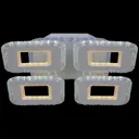Люстра потолочная светодиодная Reluce 08430-0.3-04b 24 м² регулируемый белый свет цвет белый