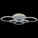 Люстра потолочная светодиодная Reluce 20707-0.3-2+2+2+1 22 м² регулируемый белый свет цвет белый