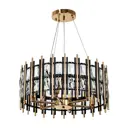 Люстра подвесная Arte lamp A1043sp-6bk 6 ламп 18 м² цвет черный