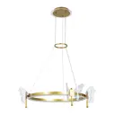 Светильник подвесной светодиодный Arte lamp A2187LM-1GO с пультом управления 15 м² регулируемый белый свет цвет жёлтый / золотой