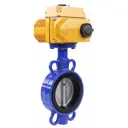 Затвор дисковый поворотный Dn.ru Ду150 Ру16 6" рычаг черный сталь D050-02140