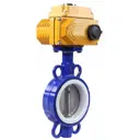 Затвор дисковый поворотный Dn.ru Ду250 Ру16 10" рычаг черный сталь D050-02339