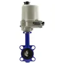 Затвор дисковый поворотный DN.ru ГЗ Ду50 Ру16 2" рычаг черный чугун D050-01870