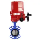 Затвор дисковый поворотный Dn.ru Ду200 Ру16 8" рычаг черный сталь D050-02463