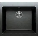 Врезная мойка Tolero R-111 55.5x50x20 см кварц цвет черный