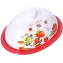 Масленка с крышкой Loraine 30320 200 л керамика цвет белый