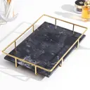 Подставка интерьерная "Чёрный" прямоугольная 6x31x21 см
