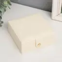 Шкатулка для украшений Идилия Квадратная белый 5x12x12 см