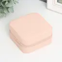 Шкатулка для украшений Элегия Квадратная розовый 5x10x10 см
