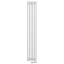 Радиатор трубчатый Guardo Torre 3D Aqua 3D-1800-12 NK-VER-R R9016(M) 50/58.2 12 секций нижнее подключение сталь цвет белый матовый