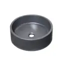 Раковина Round накладная 36x36 см цвет черный матовый