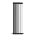 Радиатор трубчатый Guardo Pilon Aqua 2T-1800 4 BK 3/4" 1735/20.4 4 секций боковое подключение сталь цвет черный матовый