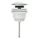 Донный клапан для раковины Azario AZ-105-WHI D63 1 1/4" клик-клак латунь белый