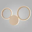 Бра светодиодный Eurosvet Rings 40141/1 LED золото нейтральный свет