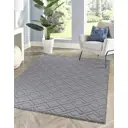 Ковер Sofia 0E426A L.Grey-L.Grey 140x200 см полиэстер цвет Серый