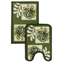Коврик декоративный нейлон Нью Соса 31931-48589 комплект 57x80+57x90 см