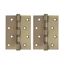 Петли дверные универсальные Vettore 100×75×2.5-4BB AB бронза
