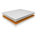 Матрас Plams на диван 140x200x5 см беспружинный, полутораспальный