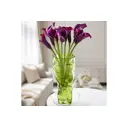 Ваза Elan gallery стеклянная зеленая 32 см