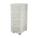 Комод Keeplex Kl379422048 4 ящика 37x30x69 см пластик цвет белый