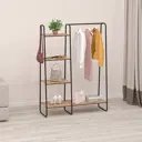 Напольная вешалка Мекко Скандинавия-1 109x149.5x38.5 см Сталь цвет черный