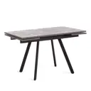 Кухонный стол прямоугольный Tetchair Vigo 120-180x75x80 ЛДСП цвет черный мрамор