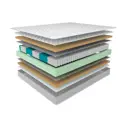 Матрас Plams Komfort H+ 160x200x23 см независимый пружинный блок, двуспальный