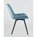 Стул Myfar Феникс 51x84x59.5 см велюр цвет бирюзовый