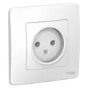 Розетка встраиваемая Schneider electric Blanca BLNRS000011 с заземлением цвет белый