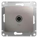 ТВ-розетка встраиваемая Schneider electric Glossa GSL001293 цвет платина