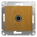 ТВ-розетка встраиваемая Schneider electric Glossa GSL000593 цвет дуб
