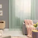 Тюль на ленте Inspire Polyone Cactus 300x280 см цвет зеленый