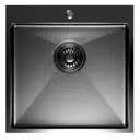 Врезная мойка Mixline 552931 50x50x20 см нержавеющая сталь цвет графит