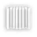 Накладки для плинтуса прямоугольного Идеал Дюра 001 Белый 80 мм 8 шт