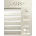 Рулонная штора Lm decor Марсель 25-02 светло-коричневый 100x160 2502100