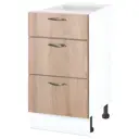 Напольный шкаф Полюс Н3Я 400 40x85x60 см ЛДСП цвет дуб сонома