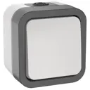 Выключатель накладной Iek Tors TS-V16-0-10-55-K41 2 клавиши цвет белый