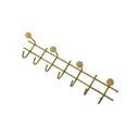 Настенная вешалка 11 крючков Трибатрон 87606 58x12.50x12 см сталь цвет античная бронза