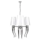 Люстра подвесная Loft it 10207_6 chrome 6 ламп 12 м² цвет хром