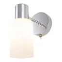 Настенный светильник Arte perfetto Luce 3333.5646.1w.cr цвет серый/серебристый