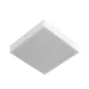 Люстра потолочная светодиодная Bayerlux руми квадратный 28вт 6000к d.18.5 см f761tt-480 8 м² теплый белый (желтый) свет цвет белый