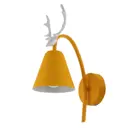 Настенный светильник Bayerlux Бра олень 1xE27 40вт 22x12x34.5 см 6260737 f761tt-1230 цвет жёлтый/золотой