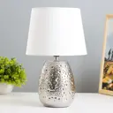 Настольная лампа Risalux беата E14 40 Вт 21x21x32 см gcv-0034 9561945 цвет серый/серебристый