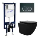 Комплект инсталляция с унитазом Ceruttispa Ct10281 10281 цвет черный