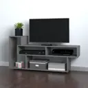 Тумба под телевизор Velardy Multi-Level 127x60x30 см ЛДСП цвет графит