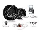 Столовый сервиз 44 предмета 6 персон Luminarc V2709 стекло цвет черный камень